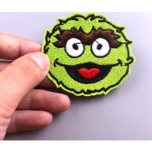 Cartoon Anime Size:6.2x5.3cm Iron on Patch Clothing Embroidered Sewing Applique Sew On Patches Fabric Jacket Badge Accessories