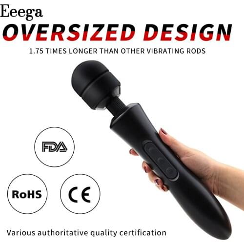 Powerful Vibrator For Women Magic Wand AV Vibrator Sex Toys for Woman Clitoris Stimulator G Spot Big Size Dildo for Woman