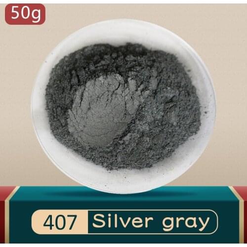 Mica Pigment Pearl Powder DIY Mineral Dye Colorant Dust 10g 50g Type 407 for Soap Eye Shadow Cars Ar