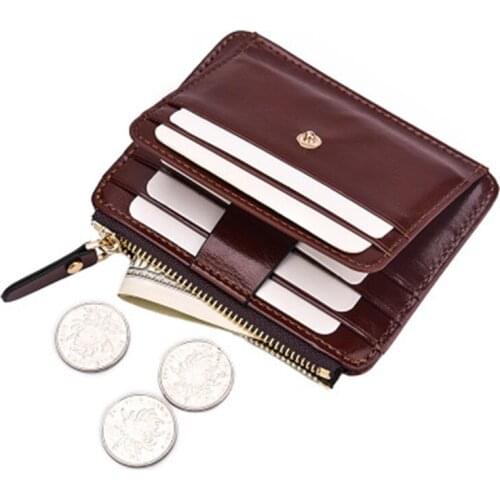 Unisex Slim Wallet Business Card Holder Wallet Pu Leather Coin Pocket Women Card Organizer Mens Clutch Purse Money Bag Carteira