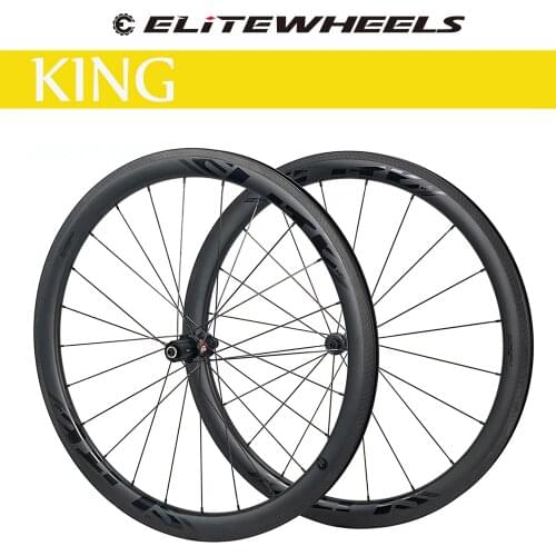 ELITEWHEELS KING DT Swiss 240S Carbon Bicycle Wheel 30 35 38 45 47 50 55 60 88mm 700c Road Rims Tubular Clincher Tubeless Ready