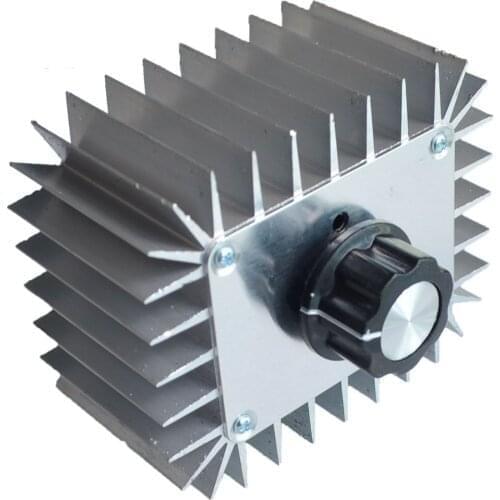 High-power electronic voltage regulator 5000W 220V regulator SCR dimming thermostat regulator