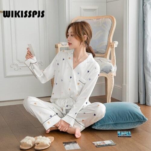 WIKISSPJS Women's Silk Pajamas