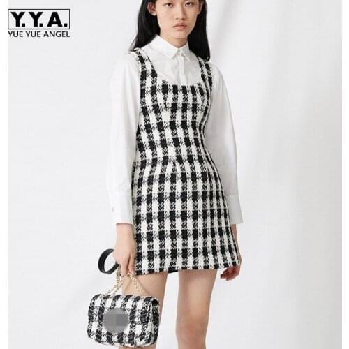 Модные платья в клетку YueYueAngel China At AliExpress