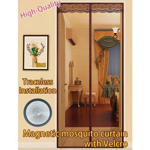 Summer Anti-Mosquito Insect Fly Bug Curtain Mesh Net Automatic Closing Door Screen Kitchen Curtain 50 Size Drop Shipping
