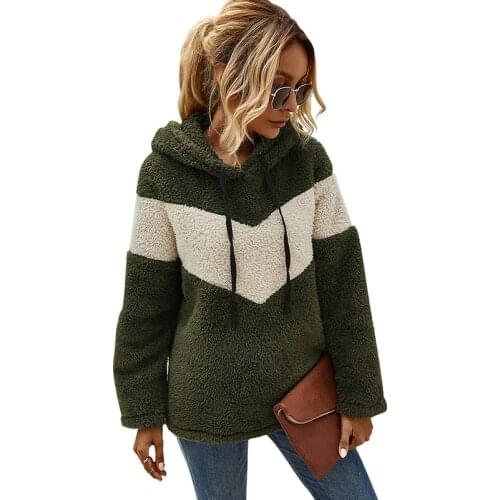 Women Winter Hoodies Warm Oversized Plus Size Velet Woman Sweatshirts Hooded Female Teddy Bear Hoody Tops Tracksuit Autumn 2020