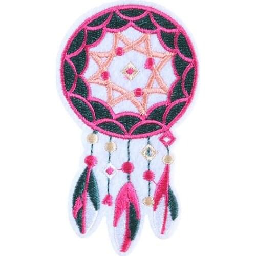 1Pcs Dreamcatcher Embroidered Patches for Clothing Backpack Ironing Sewing Stickers Badges Applique DIY Iron on Fabric Patches