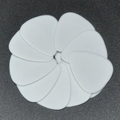 Lots of 100pcs Solid White 1mm 1.5mm Heavy Gauge Delrin Guitar Bass Picks Plectrums