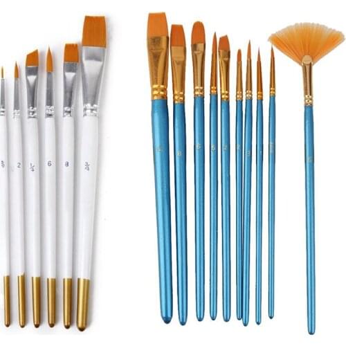 16 Pcs Watercolor Oil Paint Brush Multi-Function Paint Brush Art and Painting Supplies Paint Brushes Brushes for Watercolor and
