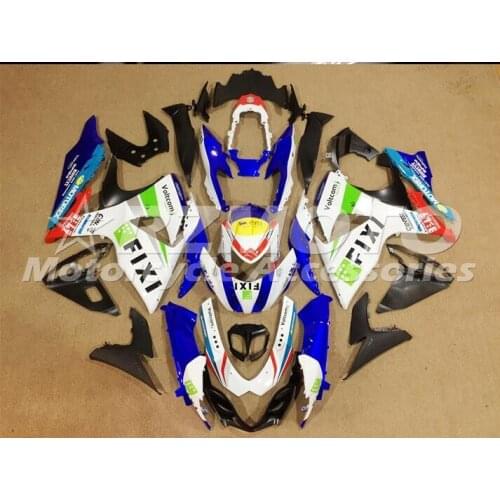 ACE KITS New For Suzuki GSXR1000 K9 2009 2010 Injection ABS Plastic Motorcycle Fairing GSXR1000 K9 09 10 Blue White R40