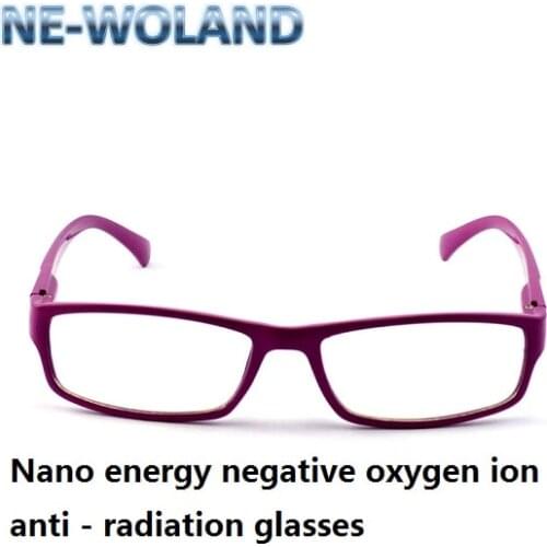 Anion specs nano - energy negative oxygen ions anti - radiation glasses for Female amblyopic astigmatism flying mosquito dry eye