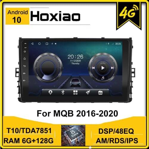 4G DSP Android 2 Din Car Radio For Volkswagen MQB 2016 2017 2018 2019 2020 Navigation GPS RDS IPS AM 64G Multimedia Player
