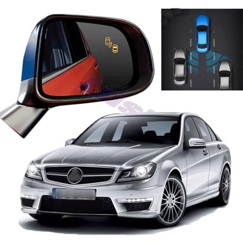 Car BSM BSD BSA Radar Warning Safety Driving Alert Mirror Detection Sensor For Mercedes Benz C MB W204 2010 2011 2012 2013 2014