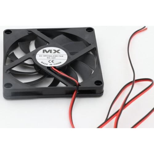 2pcs/lot 12V Cooler Fan for PC 2-Pin 80x80x10mm Computer CPU System Heatsink Brushless Cooling Fan 8010 3D printer parts