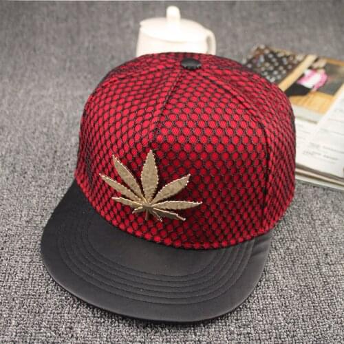 Fashion summer baseball cap hip-hop hat womens outdoor sun hat mens tide Flat eaves Mesh caps snapback hats gorras