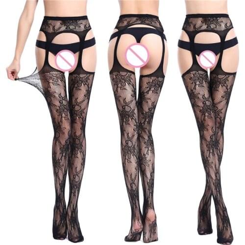 Sex socks woman sexy body Openwork garter jacquard pants leggings fishnet stockings ideal resille stockings erotic for sex
