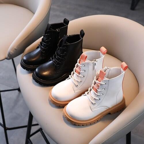 Кожаные ботинки для девочек COZOK China At AliExpress