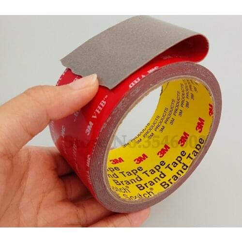 3M VHB 5608 Double Sided Acrylic Foam Adhesive Tape Waterproof Heavy Duty Mounting Tape For Car Office Home Indoor Outdoor Use