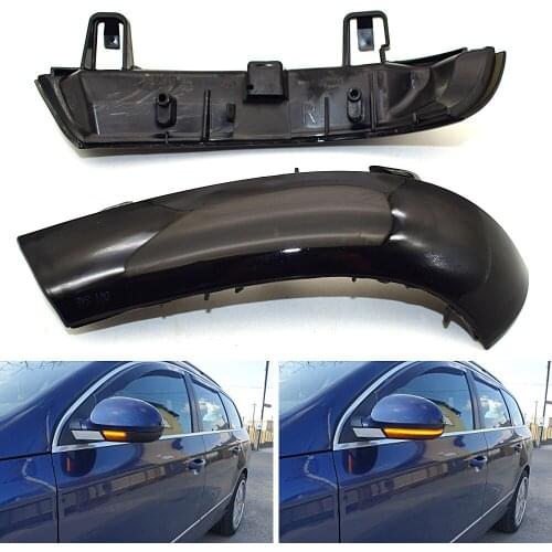 Smoked Sharan Superb EOS Dynamic LED Turn Signal Light Side Wing Mirror Indicator For GOLF 5 MK5 Passat B5.5 B6