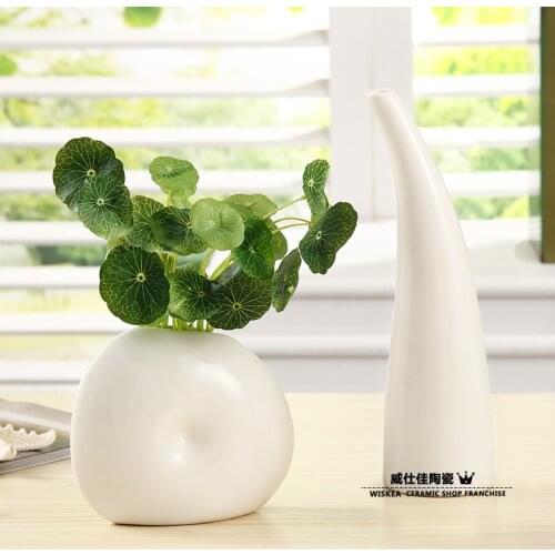 Small ceramic vase ornaments home decor ideas Flower Vase office furnishings simple and stylish living room furnishings