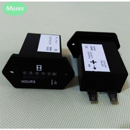 2PCS/Lot 6 Digits Mechanical Digital Hour Meter/Timer/Hour Counter SYS-1 with 0 to 99999.9 Hours