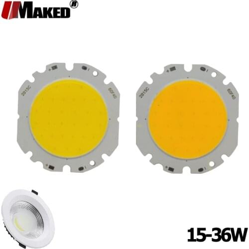 High Power LED COB 15W 18W 20W 24W 30W 36W Dia 6042 Ball Integrated SMD Diode Light Source For Bulb Downlight Spotlight Lamp DIY