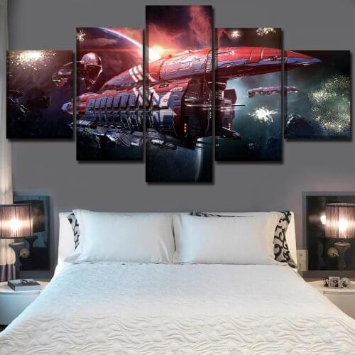 5pcs DIY Diamond Painting EVE Online Planet Spaceship Full Square Diamond Embroidery Mosaic Picture Of Rhinestone H380