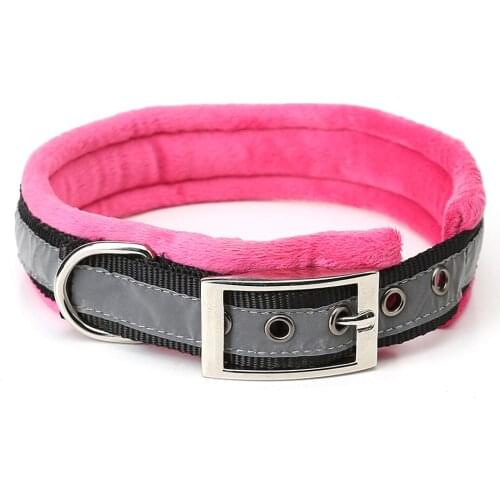 Pet Collar Adjustable Night Safety Pet Collar Luminous Light Up Pet Dog Bright Collar Leash