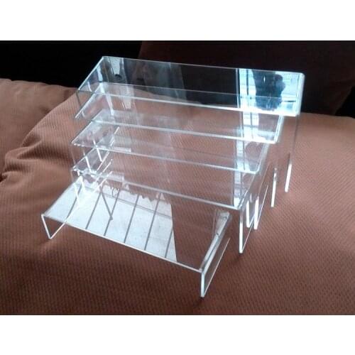 Jewelery display stand transparent acrylic shoe rack cosmetics jewelry 5pcs U-shaped display stand