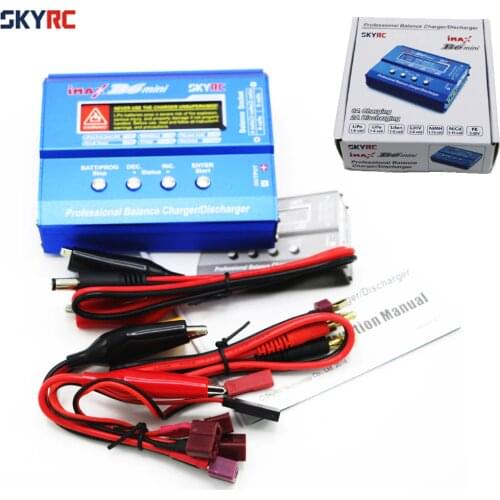 Original SKYRC IMAX B6 MINI 60W 5W Max Balance Charger Discharge W/ Connector Charging Cable For RC Helicopter Lipo Battery