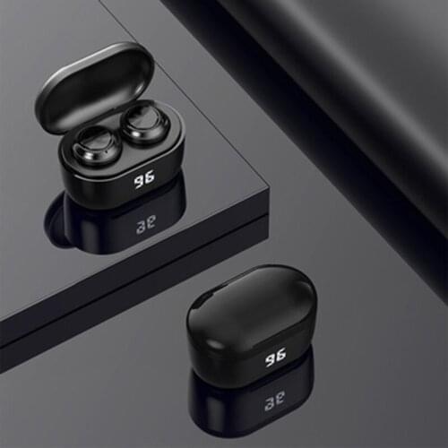 A6 Wireless Earbuds Bluetooth 5.0 TWS Stereo Earphones w/ Charging Case in Ear Headset IP5 Noise Cancelling LED Display
