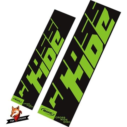 Bicycle Stickers for Bike Crossridel Hub Sticker Outdoor MTB Bike Hub Sticker Road Riding Decal for 1 Pair Bike Hub Stickers