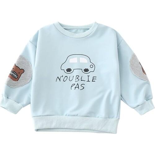 Spring Children Fashion Clothes Baby Boys Girls Cartoon T-Shirt Toddler Cotton Costume Autumn Kids Infant Casual Clothing