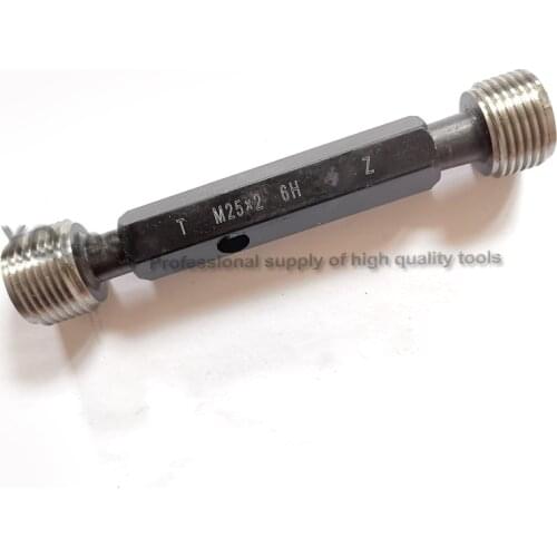 Xquest 6H Screw tool Thread Plug Gauge M25 M25X2 M25X1.5 Right Hand Metric fine thread Gage M25X1 Gauges tools