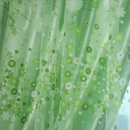 Flower Sheer Curtain Tulle Window Treatment Voile Drape Valance 1 Panel Fabric Classic Curtains Pink Flower Custom 200x100CM
