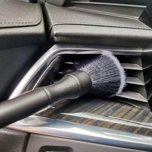 1pcs Car Dash Duster Brush Ultra-Soft Detailing Brush Super Soft Auto Interior Detailing Brush with Synthetic Bristles 3 Color
