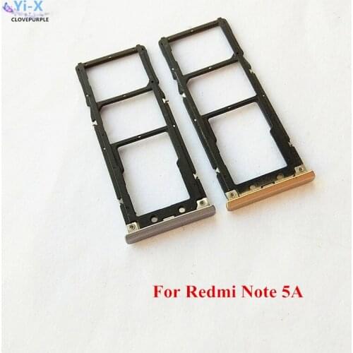 10PCS/Lot SIM Card Tray Holder Micro SD Card Slot Holder Adapter for Xiaomi Redmi Note 5A