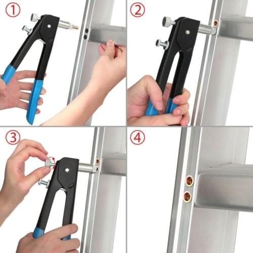 100pcs Rivet nut Carbon steel Equipment Fastener Flat head Insert Tool