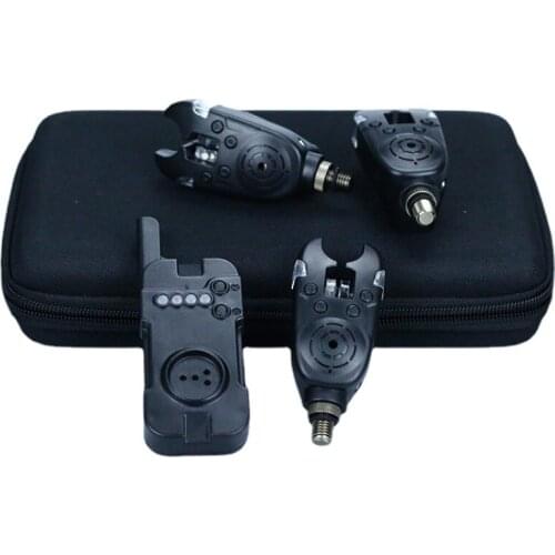 2020High Demand Anti-theft Carp Fishing Bite Indicator / Alarm Set 4+1 With LED Light