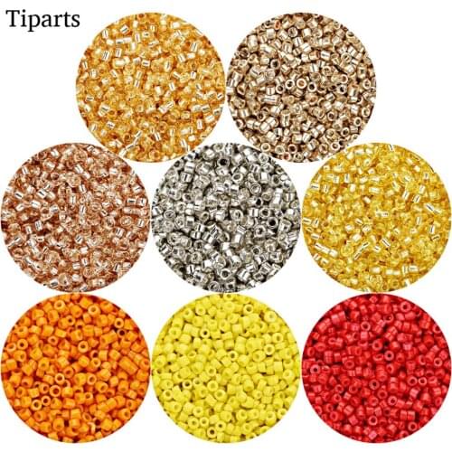2800pcs 1.8mm Glass Seed Spacer Beads 7color Crystal Beads For Women DIY Bracelet Necklace Jewelry Making Accessories