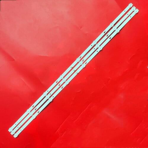 3 peças/lote para 43L1600C 2600C 43L26CMC L43E9600 JL.D43081330-140FS-M E469119 8 lâmpadas 755 milímetros