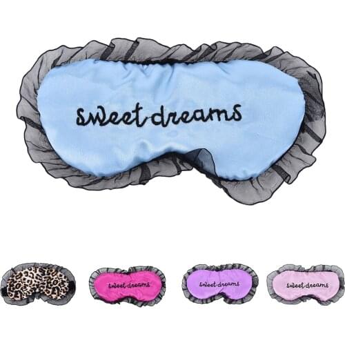 3D 1Pc Sleeping Lace Eye Fashion Sleeping Eye Mask Blindfold Travel Portable Rest Patch Blinder Shade Nap Eyepatch