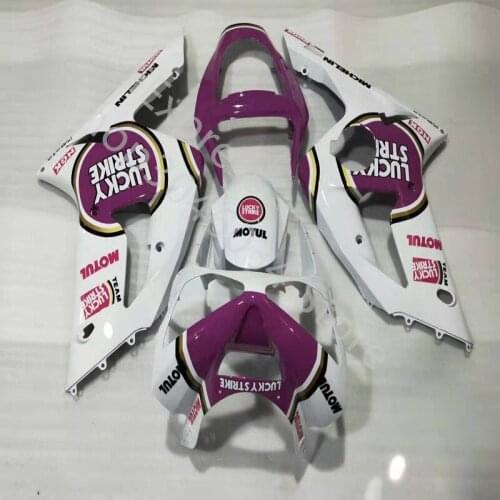ABS Injection Modled Motorcycle 03-04 ZX-6R ABS For Kawasaki Ninja ZX6R 2003 2004 ZX 6R White purple Fairing