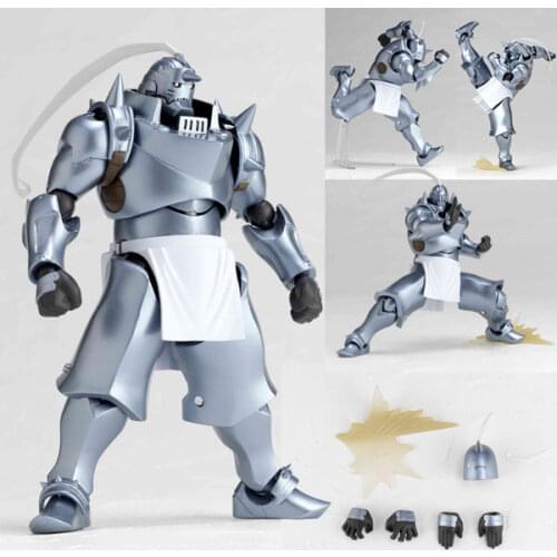 Anime Fullmetal Alchemist Alphonse REVOLTECH YAMAGUCHI 117 BJD Action Figure Model Toys