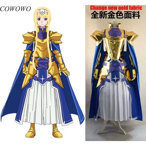 Anime! Sword Art Online Alicization Alice Synthesis Thirty Integrating Knights Battle Suit Uniform Cosplay Costume Free Shipping