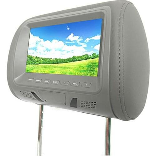 Car Player 1 Din FM Screen Universal 7 Inch Car Headrest Monitor Rear Seat Entertainment Multimedias Player Android