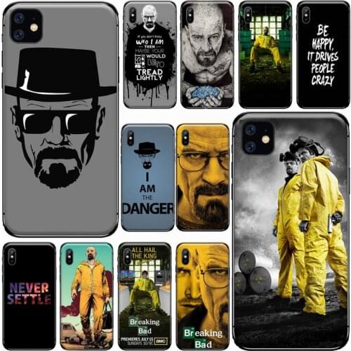 Heisenberg Breaking Bad Phone Case for iPhone 11 12 pro XS MAX 8 7 6 6S Plus X 5S SE 2020 XR Soft silicone Cover Funda Shell