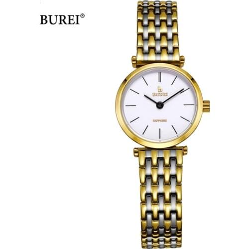 BUREI Brand Ladies Fashion Watch Woman Luxury Waterproof Sapphire Ultra Thin Business Casual Quartz Wristwatch Relogio Feminino