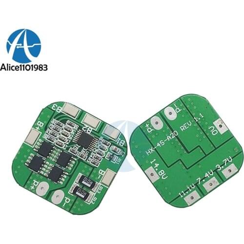 4S 14.8V 16.8V 20A Peak Li-ion BMS PCM 18650 Battery Protection Board BMS PCM for Lithium LicoO2 Limn2O4 LI Battery Module