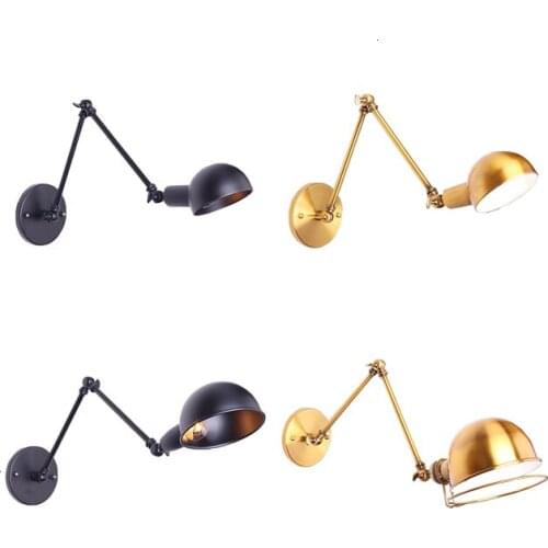 Classic Nordic loft industrial style adjustable jielde Wall Lamp Vintage sconce wall lights LED for living room bedroom bathroom